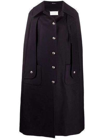 Maison Margiela пальто в стиле милитари с разрезами S29AM0346S53058
