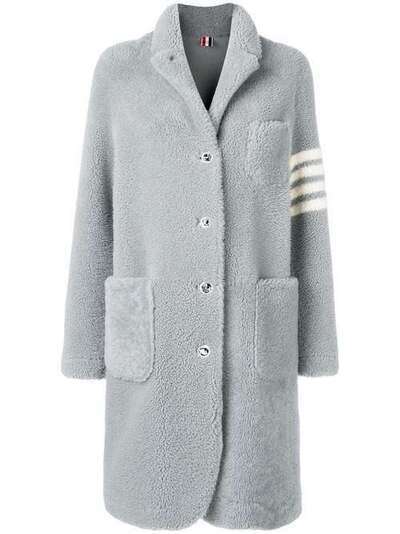 Thom Browne пальто 4-Bar свободного кроя с полосками FOC534A02821