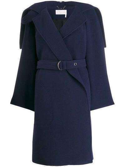 Chloé wrap-front belted coat CHC19AMA06072