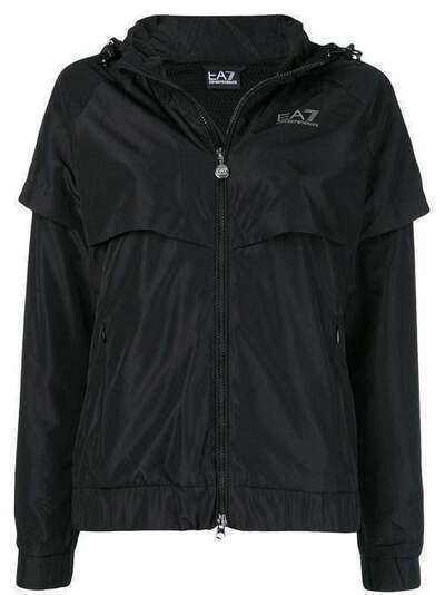 Ea7 Emporio Armani side logo zipped parka 8NTB07TN28Z