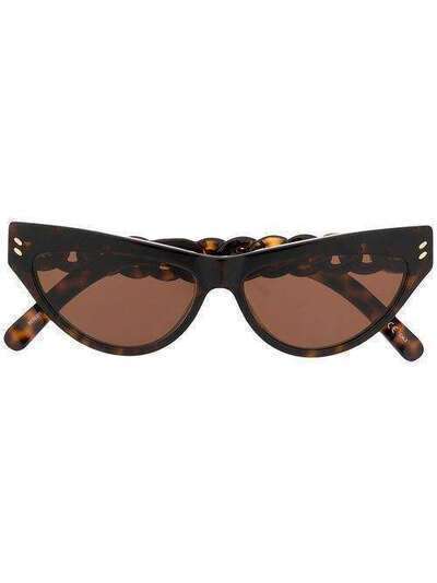 Stella McCartney Eyewear солнцезащитные очки в оправе 'кошачий глаз' SC0235S