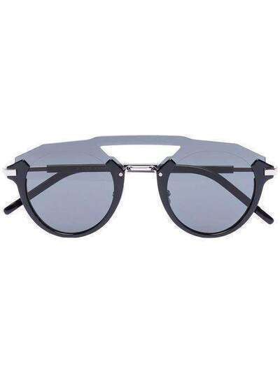 Dior Eyewear футуристичные солнцезащитные очки-авиаторы 203066807992K