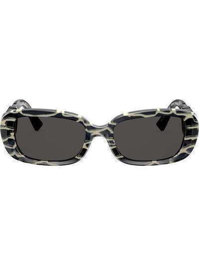Valentino Eyewear солнцезащитные очки в овальной оправе с логотипом VLogo VA4067514987