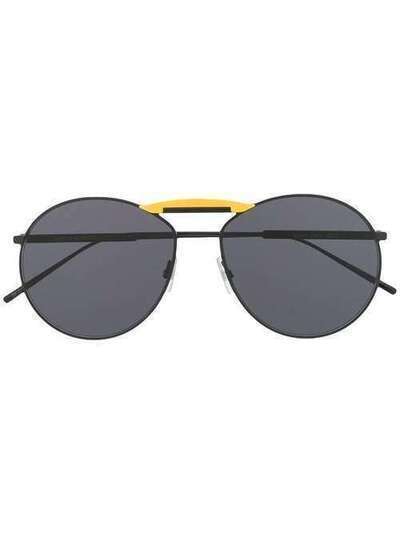 Fendi Eyewear солнцезащитные очки в круглой оправе FF0368S