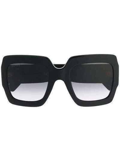 Gucci Eyewear солнцезащитные очки в массивной оправе GG0102S001