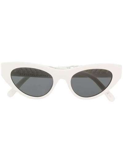 Stella McCartney Eyewear "солнцезащитные очки Falabella в оправе ""кошачий глаз""" SC0193S