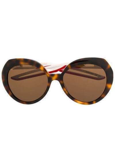 Balenciaga Eyewear солнцезащитные очки в массивной оправе 570523T0023