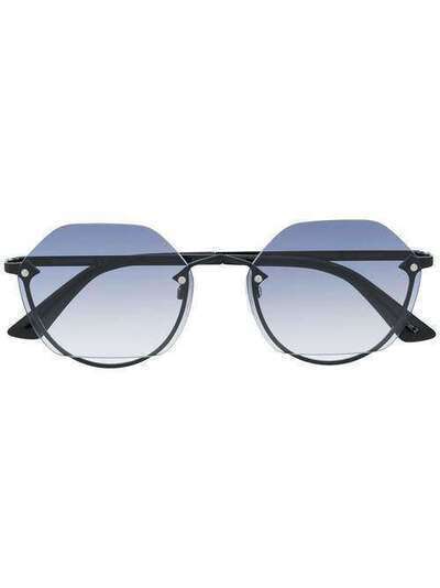 McQ Alexander McQueen солнцезащитные очки в круглой оправе MQ0256SA