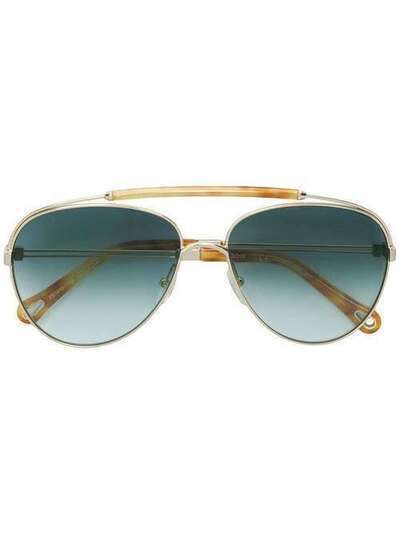 Chloé Eyewear солнцезащитные очки-авиаторы CE141S