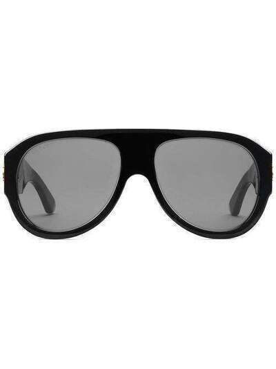 Gucci Eyewear солнцезащитные очки-авиаторы 610377J0740