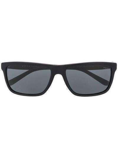 Polo Ralph Lauren солнцезащитные очки в прямоугольной оправе 0PH415356688758