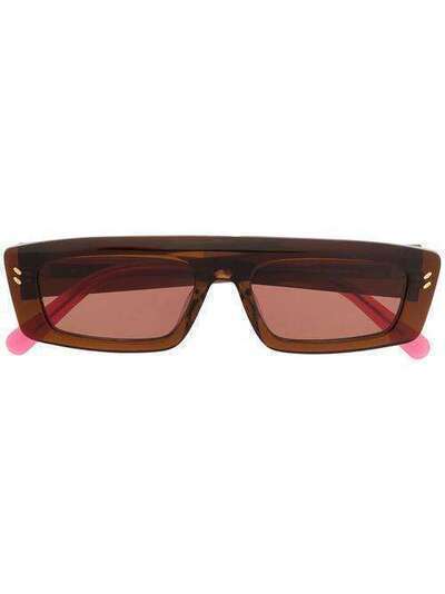 Stella McCartney Eyewear затемненные солнцезащитные очки в прямоугольной оправе SC0231S