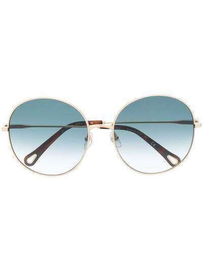 Chloé Eyewear солнцезащитные очки в круглой оправе CE171S