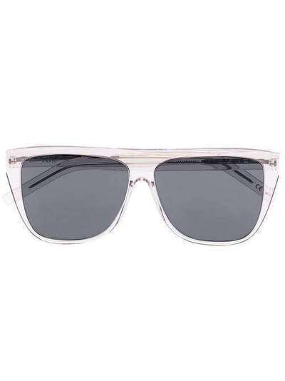 Saint Laurent Eyewear солнцезащитные очки SL 1 в квадратной оправе SL1SLIM007