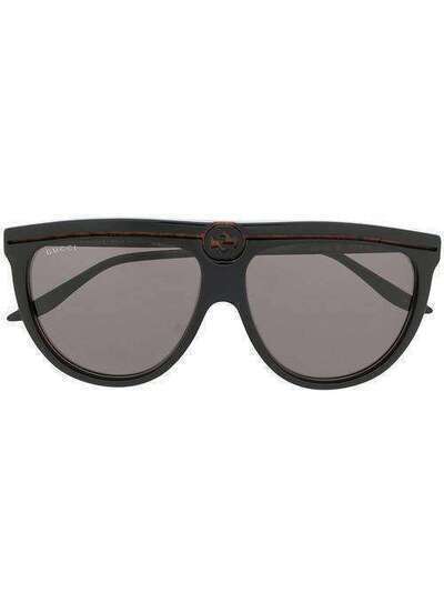Gucci Eyewear солнцезащитные очки-авиаторы GG0732S001