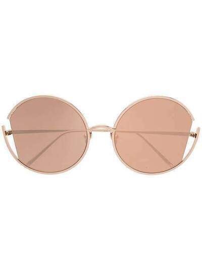Linda Farrow солнцезащитные очки 'C' в круглой оправе LFL851C3SUN