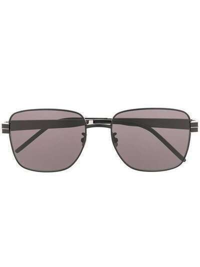 Saint Laurent Eyewear солнцезащитные очки в квадратной оправе SLM55