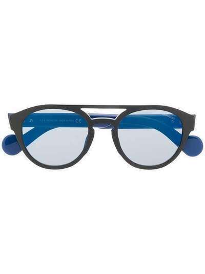 Moncler Eyewear солнцезащитные очки в круглой оправе ML0075S