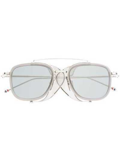 Thom Browne Eyewear солнцезащитные очки в квадратной оправе TBS808