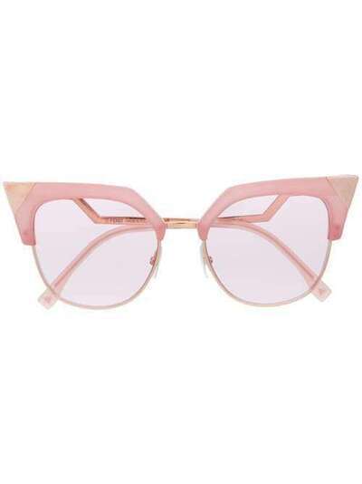 Fendi Eyewear солнцезащитные очки в оправе 'кошачий глаз' FF0149S
