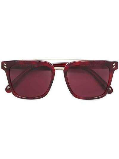 Stella McCartney Eyewear солнцезащитные очки в квадратной оправе SC0136S