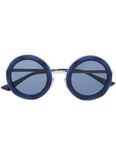 Marni солнцезащитные очки в круглой оправе с затемненными линзами EWME639S00H3100