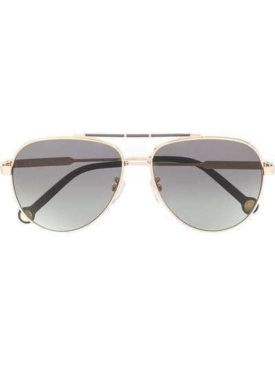 Ch Carolina Herrera солнцезащитные очки-авиаторы 150 SHE150
