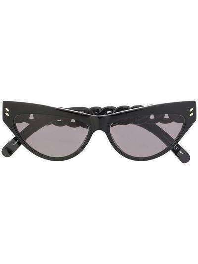 Stella McCartney Eyewear солнцезащитные очки в оправе 'кошачий глаз' 900346S0001