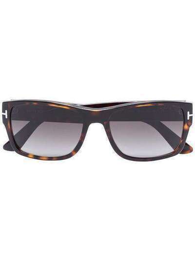 Tom Ford Eyewear солнцезащитные очки в квадратной оправе FT0445