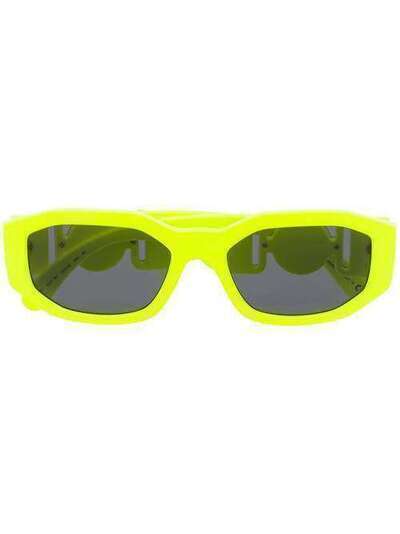 Versace Eyewear солнцезащитные очки в овальной оправе 0VE436153218753