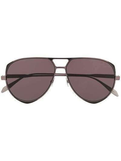 Alexander McQueen Eyewear солнцезащитные очки-авиаторы AM0204S001
