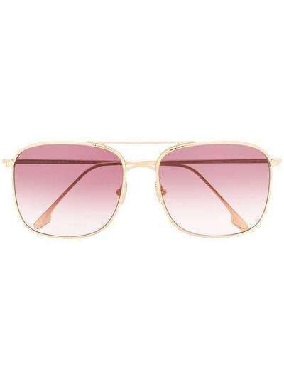 Victoria Beckham солнцезащитные очки в квадратной оправе с эффектом градиента VB202S