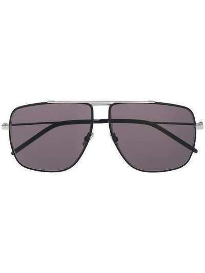 Saint Laurent Eyewear солнцезащитные очки в квадратной оправе SL298
