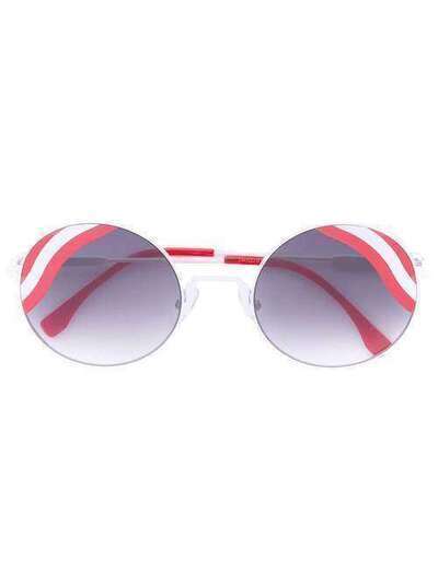 Fendi Eyewear круглые солнцезащитные очки 'Hypnoshine' FF0248S