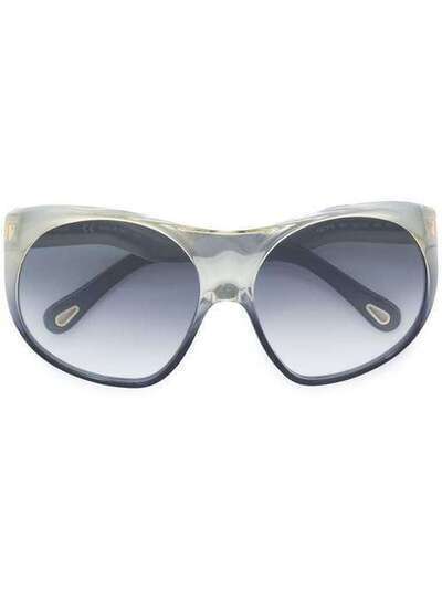 Chloé Eyewear круглые массивные солнцезащитные очки CE731S