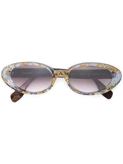 Rosie Assoulin солнцезащитные очки в овальной оправе 910020000157990K