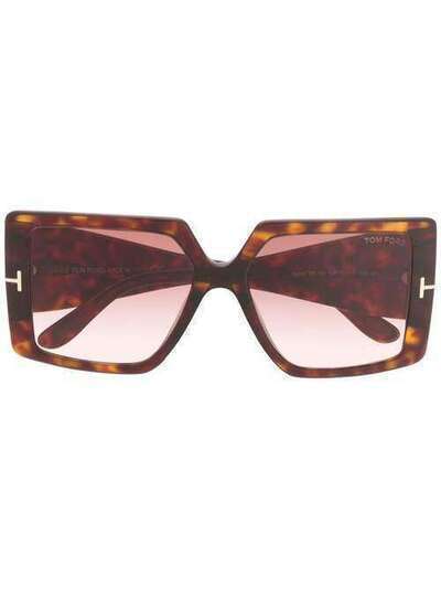 Tom Ford Eyewear солнцезащитные очки Quinn в квадратной оправе FT0790