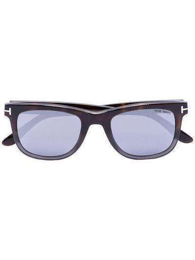 Tom Ford Eyewear солнцезащитные очки Leo в квадратной оправе FT0336