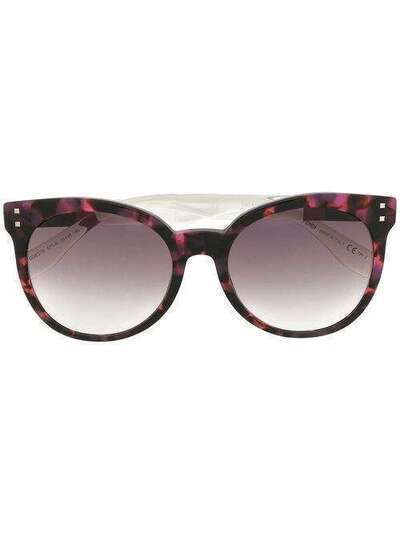 Fendi Eyewear солнцезащитные очки в оправе 'кошачий глаз' FF0083S