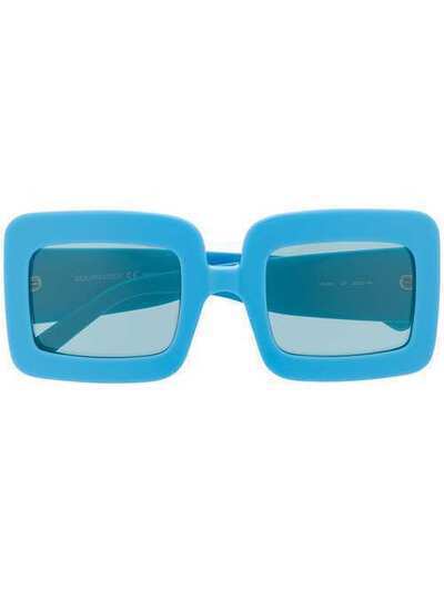 Courrèges Eyewear солнцезащитные очки в массивной квадратной оправе CL2001