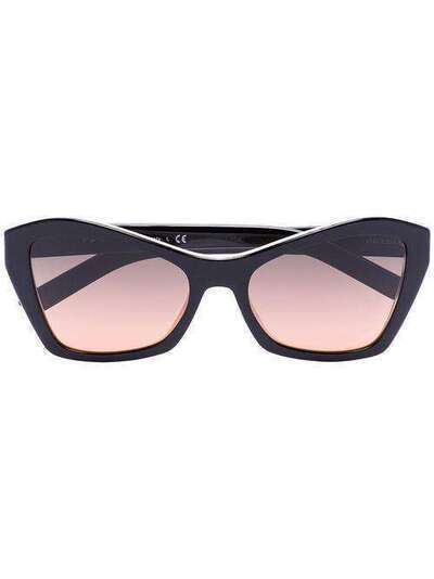 Prada Eyewear солнцезащитные очки в оправе 'кошачий глаз' 0PR07XS5460AO55