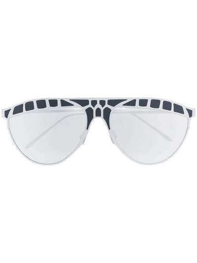 Linda Farrow солнцезащитные очки-авиаторы Huston LFL1005