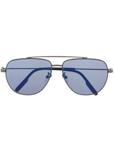 Ermenegildo Zegna солнцезащитные очки-авиаторы EZ0144D6108X