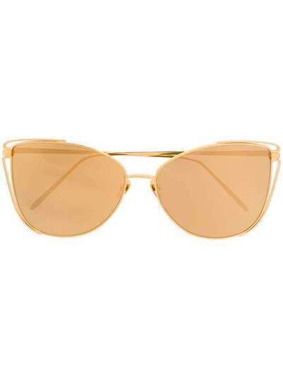 Linda Farrow солнцезащитные очки в оправе 'кошачий глаз' LFL809C1SUN