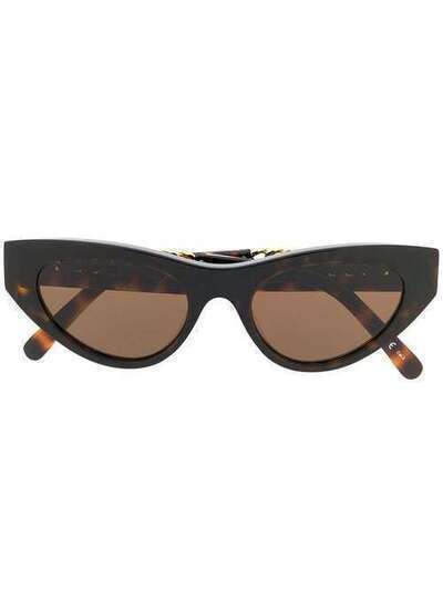 Stella McCartney Eyewear солнцезащитные очки Falabella в оправе 'кошачий глаз' SC0193S49002