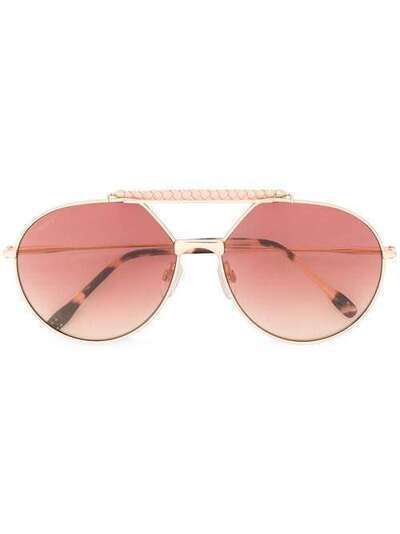 Tod's солнцезащитные очки-авиаторы с затемненными линзами XOW02355915AGUR002