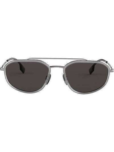 Burberry Eyewear солнцезащитные очки-авиаторы BE3106100387