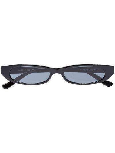 Roberi & Fraud black Francis thin sunglasses FRANCISBLACK