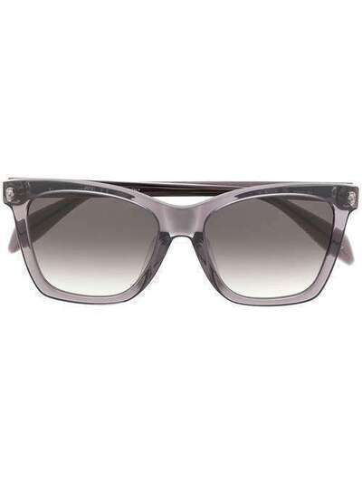 Alexander McQueen Eyewear солнцезащитные очки в оправе 'кошачий глаз' AM0238SA