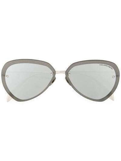 Alexander McQueen Eyewear солнцезащитные очки в стиле оверсайз 509338I3330
